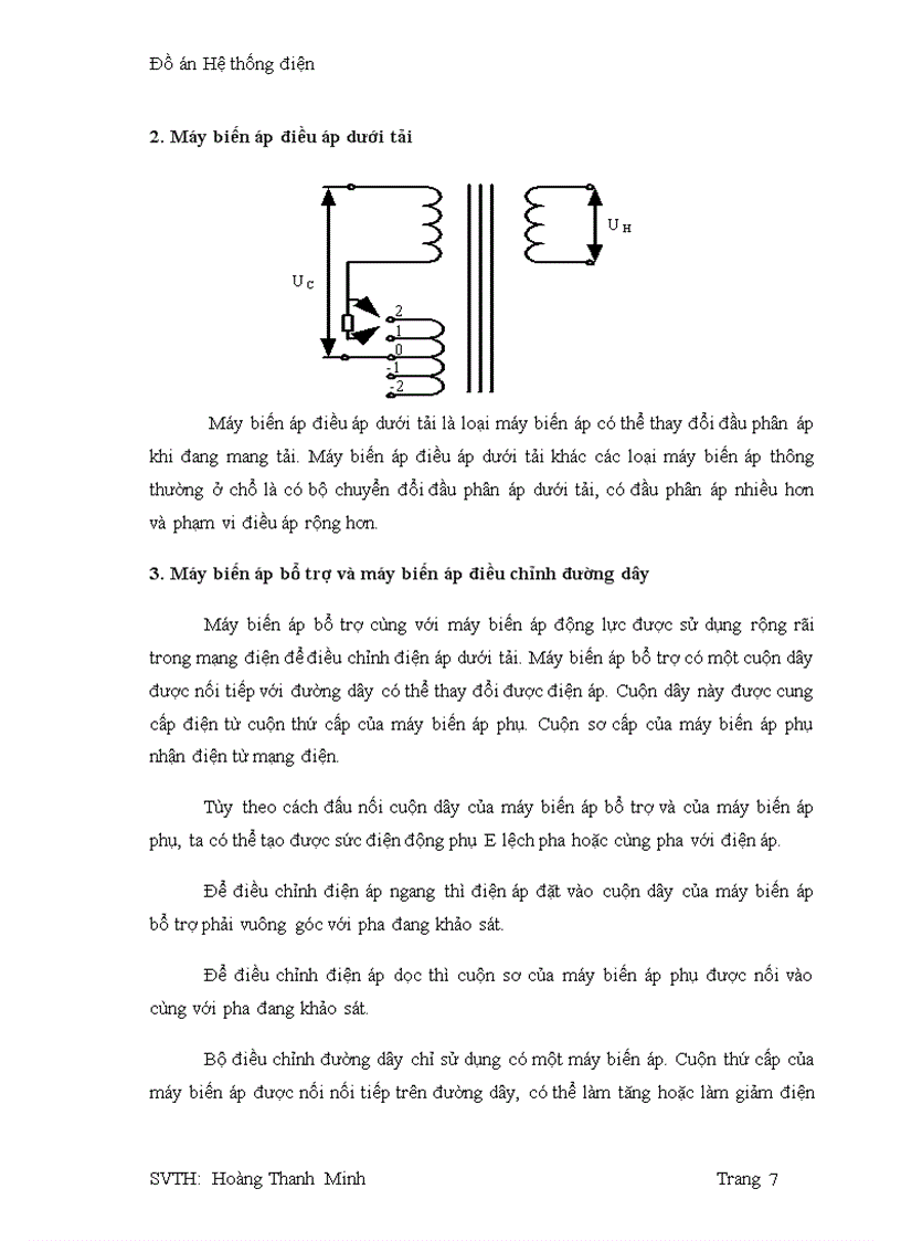 image for page Điều chỉnh điện áp trong hệ thống điện