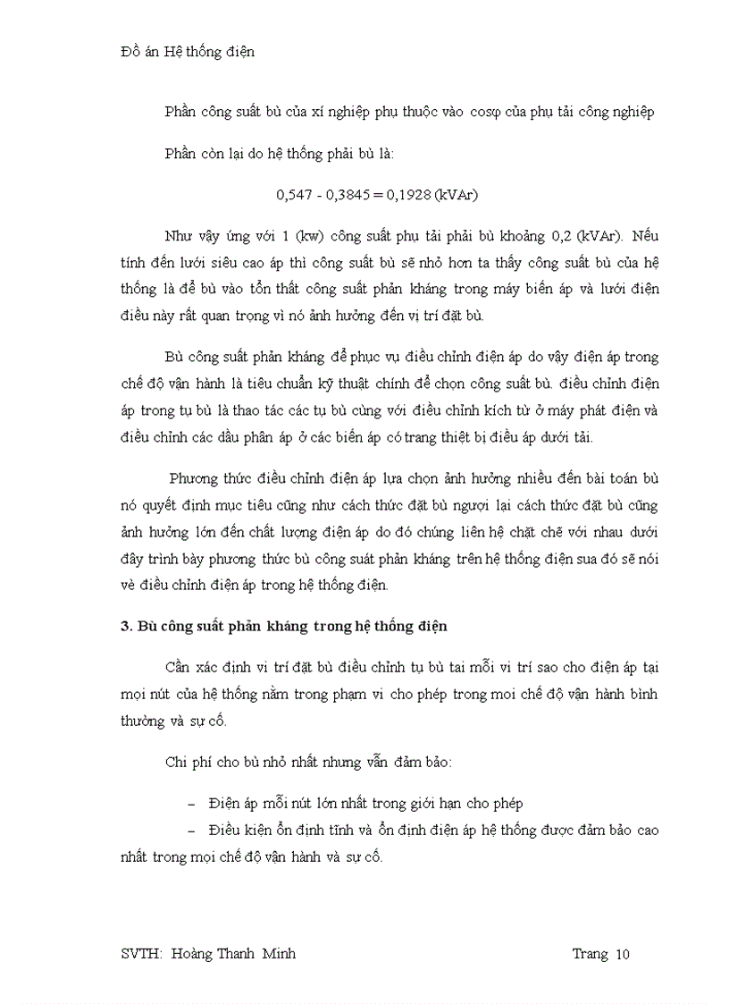 image for page Điều chỉnh điện áp trong hệ thống điện