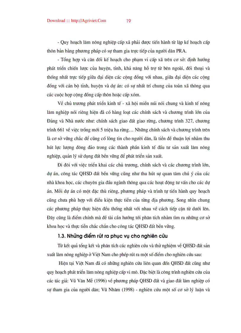 image for page Nghiên cứu cơ sở lý luận và thực tiễn cho quy hoạch sử dụng đất sản xuất lâm nông nghiệp xã Huyền Sơn huyện Lục Nam tỉnh Bắc Giang 90trang