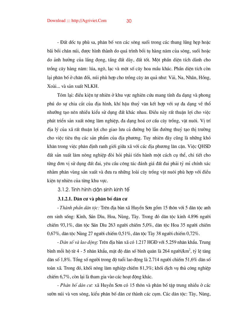 image for page Nghiên cứu cơ sở lý luận và thực tiễn cho quy hoạch sử dụng đất sản xuất lâm nông nghiệp xã Huyền Sơn huyện Lục Nam tỉnh Bắc Giang 90trang