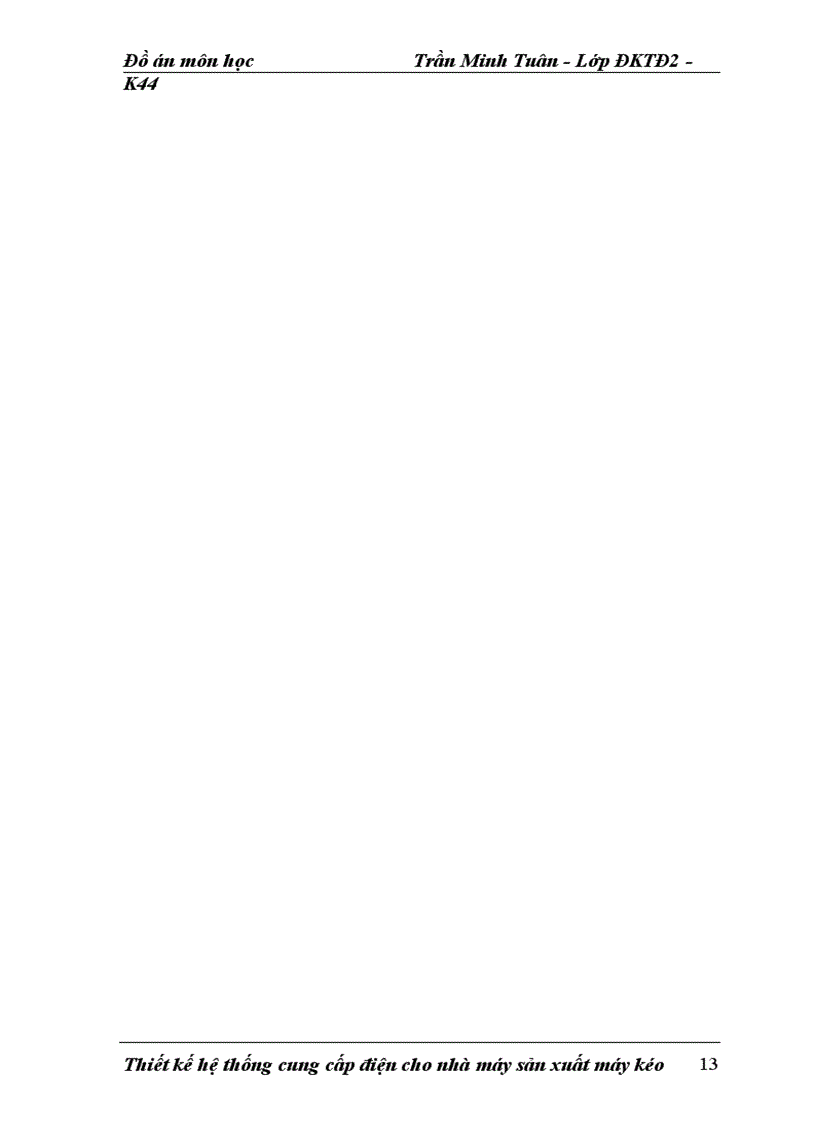 image for page Đồ án Thiết kế mạng điện hạ áp cho phân xưởng Sửa chữa cơ khí