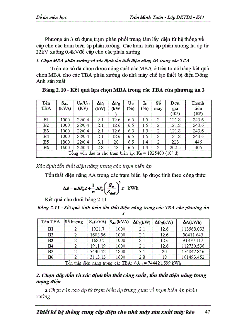 image for page Đồ án Thiết kế mạng điện hạ áp cho phân xưởng Sửa chữa cơ khí