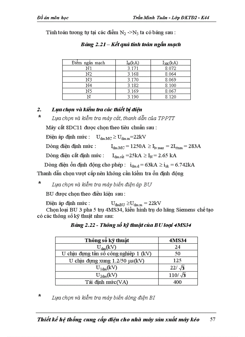 image for page Đồ án Thiết kế mạng điện hạ áp cho phân xưởng Sửa chữa cơ khí