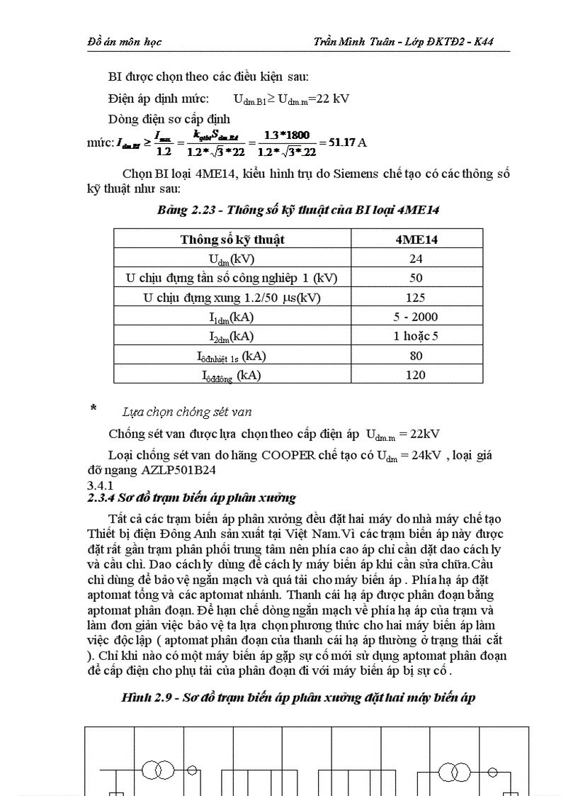 image for page Đồ án Thiết kế mạng điện hạ áp cho phân xưởng Sửa chữa cơ khí
