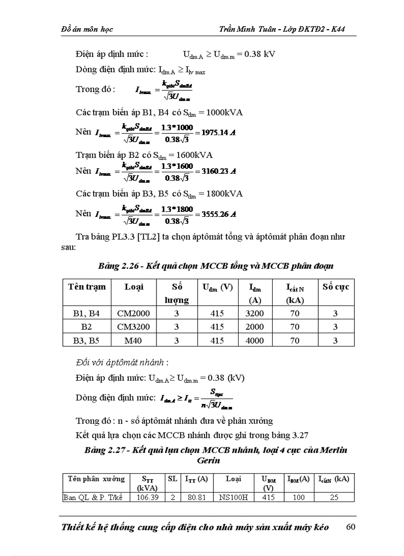 image for page Đồ án Thiết kế mạng điện hạ áp cho phân xưởng Sửa chữa cơ khí