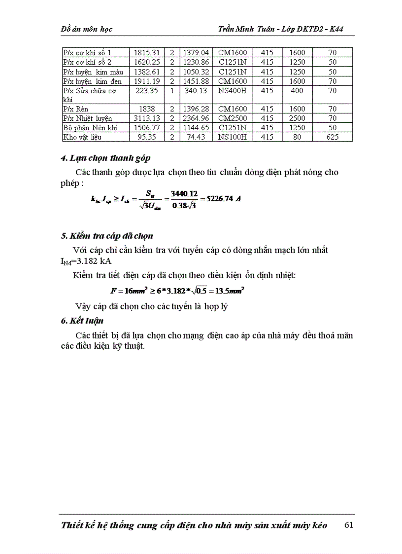 image for page Đồ án Thiết kế mạng điện hạ áp cho phân xưởng Sửa chữa cơ khí