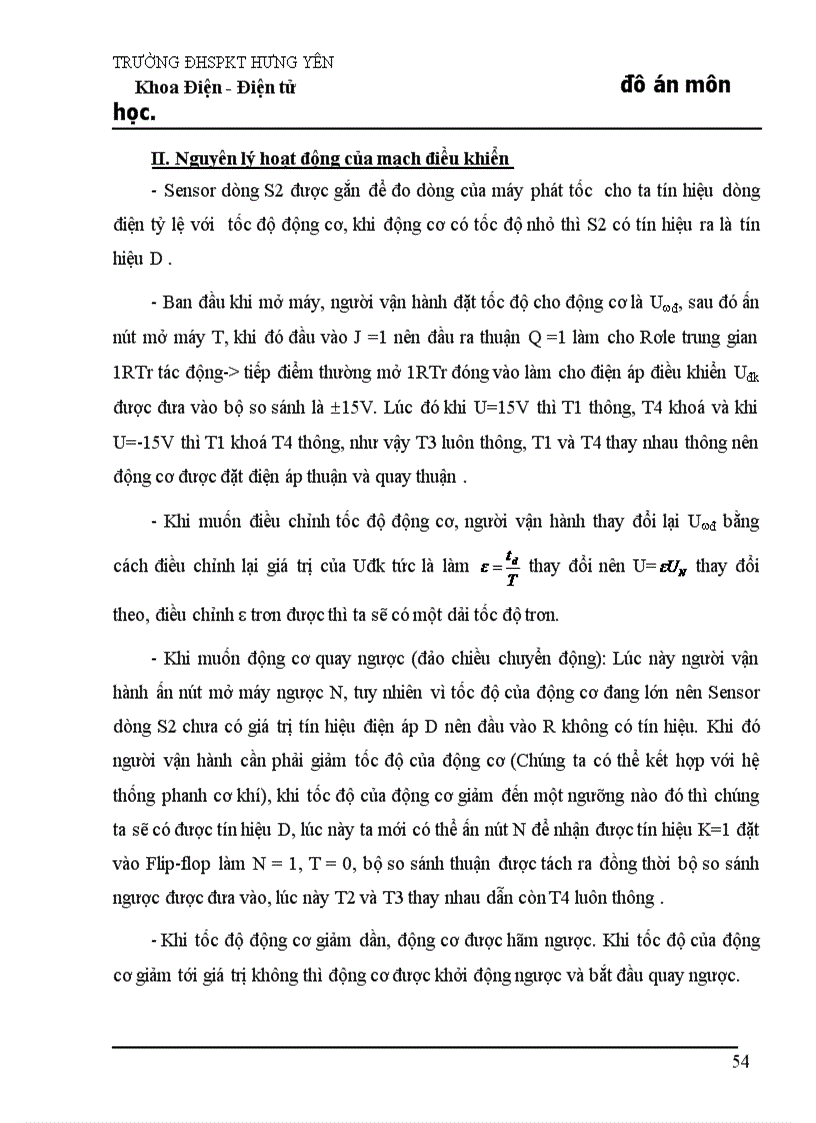 image for page Thiết kế bộ băm xung áp một chiều điều khiển động cơ truyền động trong ôtô