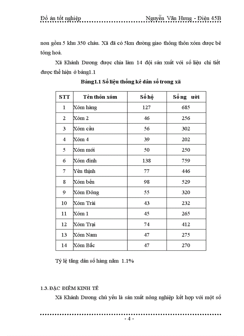 image for page Quy hoạch cải tạo mạng điện hạ áp xã Khánh Dương Yên Mô Ninh Bình đến năm 2010