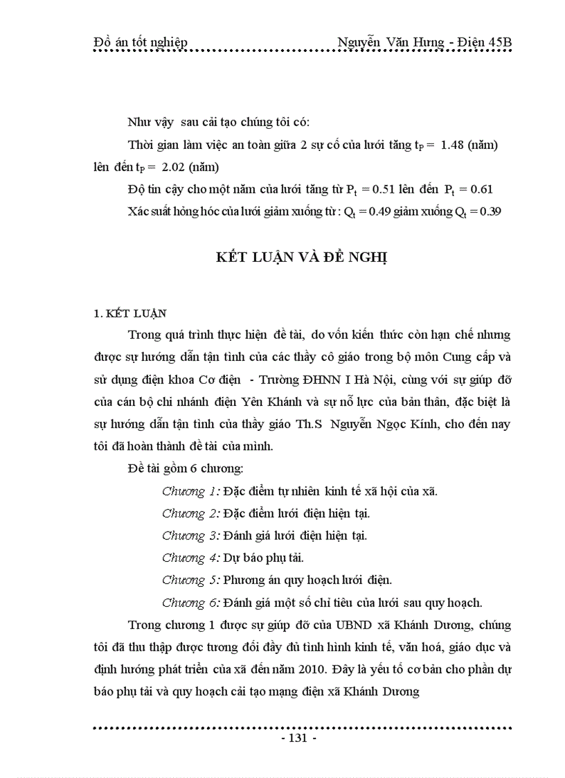 image for page Quy hoạch cải tạo mạng điện hạ áp xã Khánh Dương Yên Mô Ninh Bình đến năm 2010