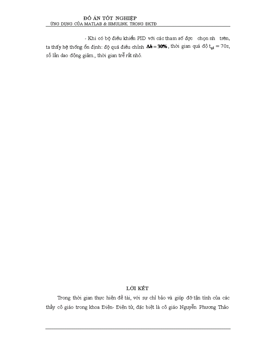 image for page Ứng dụng phần mềm MATLAB SIMULINK để khảo sát các chỉ tiêu chất lượng của hệ thống điều khiển tự động tuyến tính liên tục