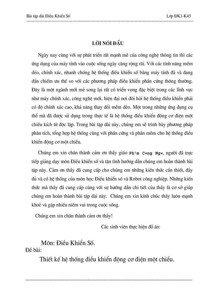 image for page Bài tập dài môn điều khiển số