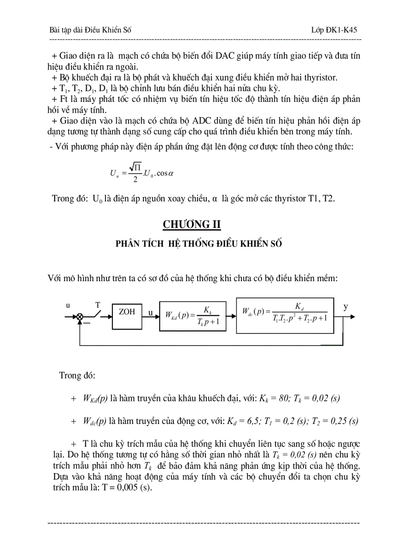 image for page Bài tập dài môn điều khiển số