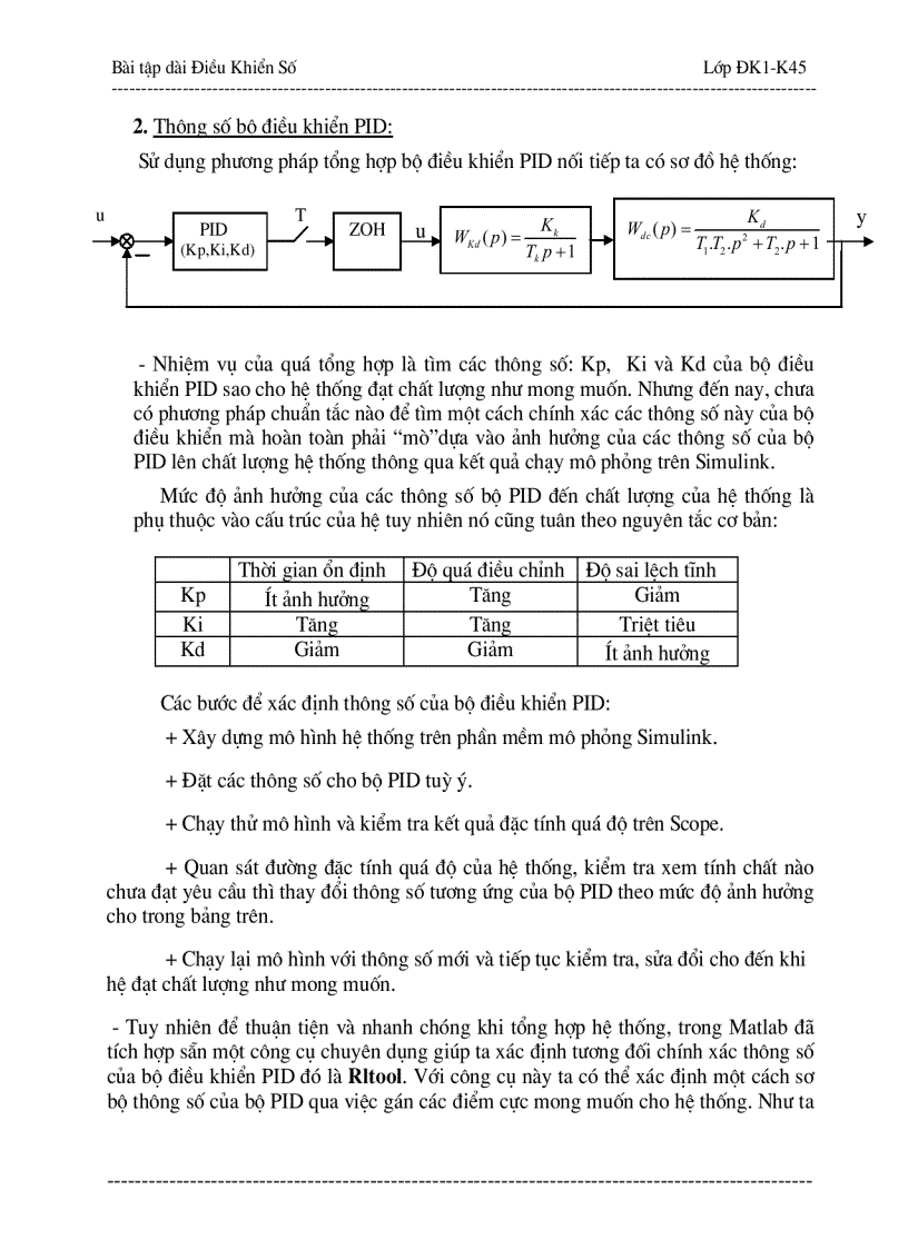 image for page Bài tập dài môn điều khiển số