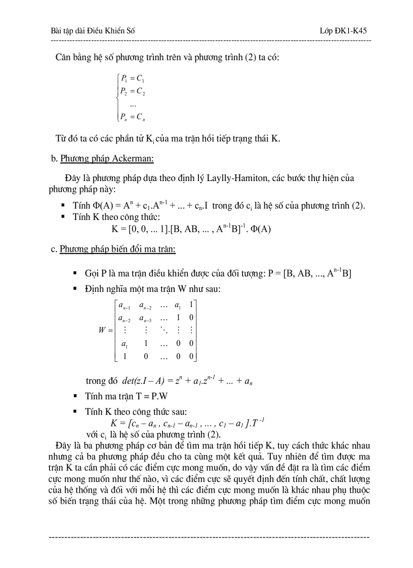 image for page Bài tập dài môn điều khiển số