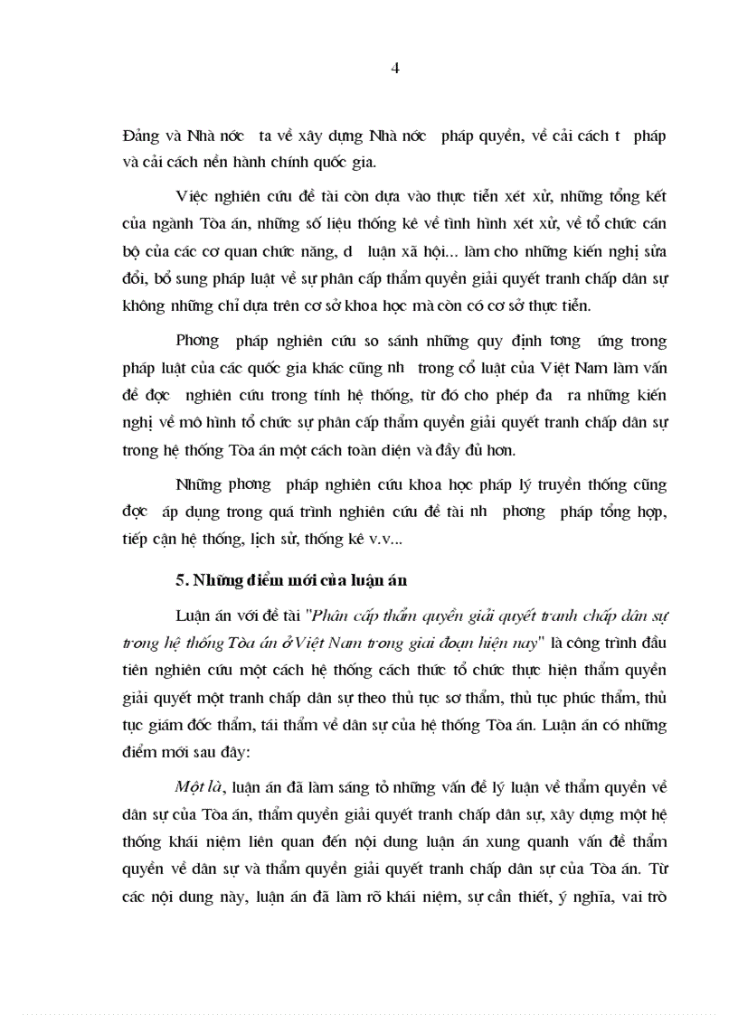 image for page Phân cấp thẩm quyền giải quyết tranh chấp dân sự trong hệ thống Tòa án ở Việt Nam trong giai đoạn hiện nay