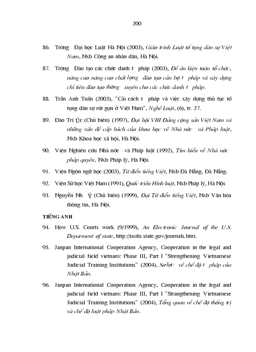image for page Phân cấp thẩm quyền giải quyết tranh chấp dân sự trong hệ thống Tòa án ở Việt Nam trong giai đoạn hiện nay