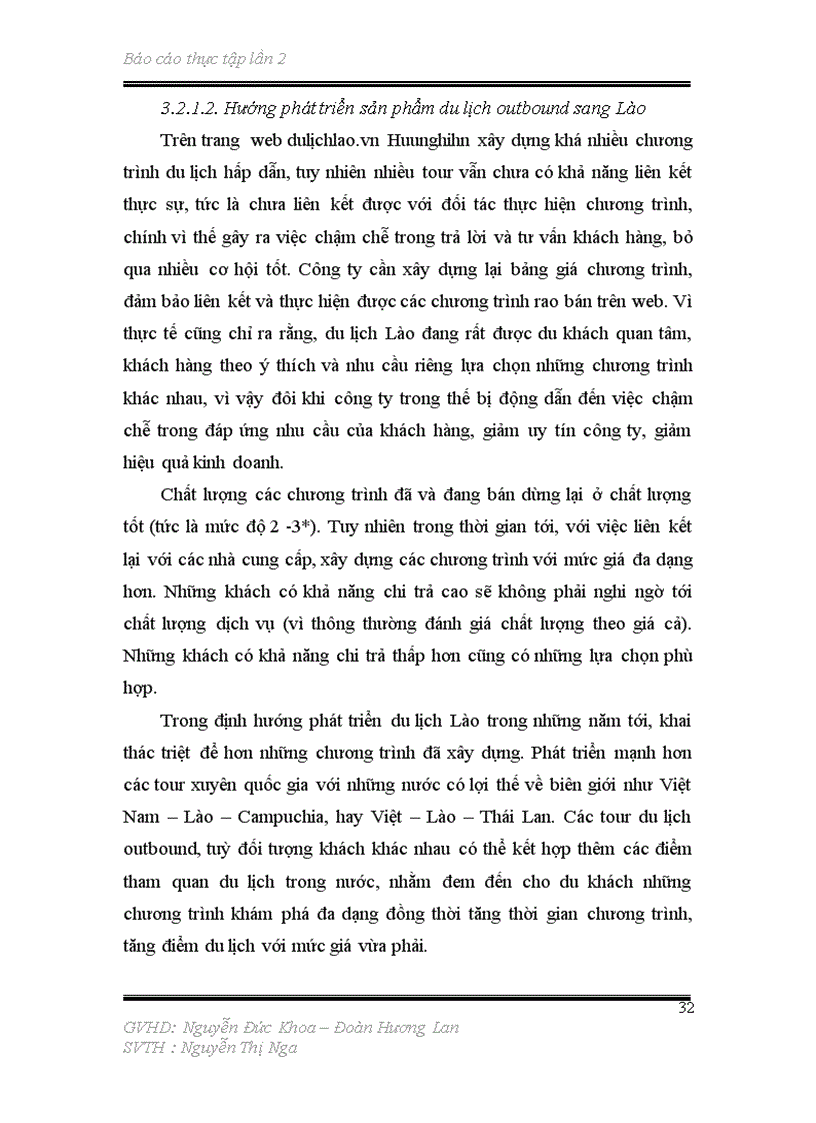 image for page Báo cáo thực tập tốt nghiệp cho sinh viên du lịch khoa lữ hành hướng dẫn