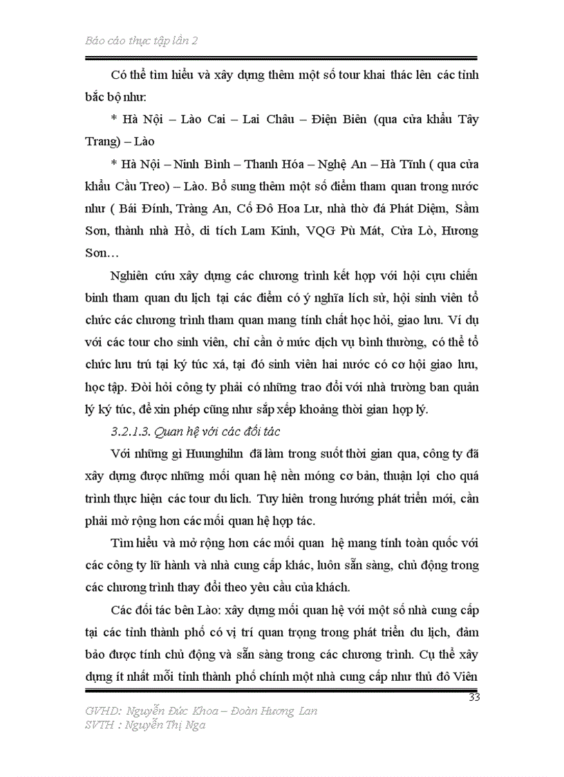 image for page Báo cáo thực tập tốt nghiệp cho sinh viên du lịch khoa lữ hành hướng dẫn