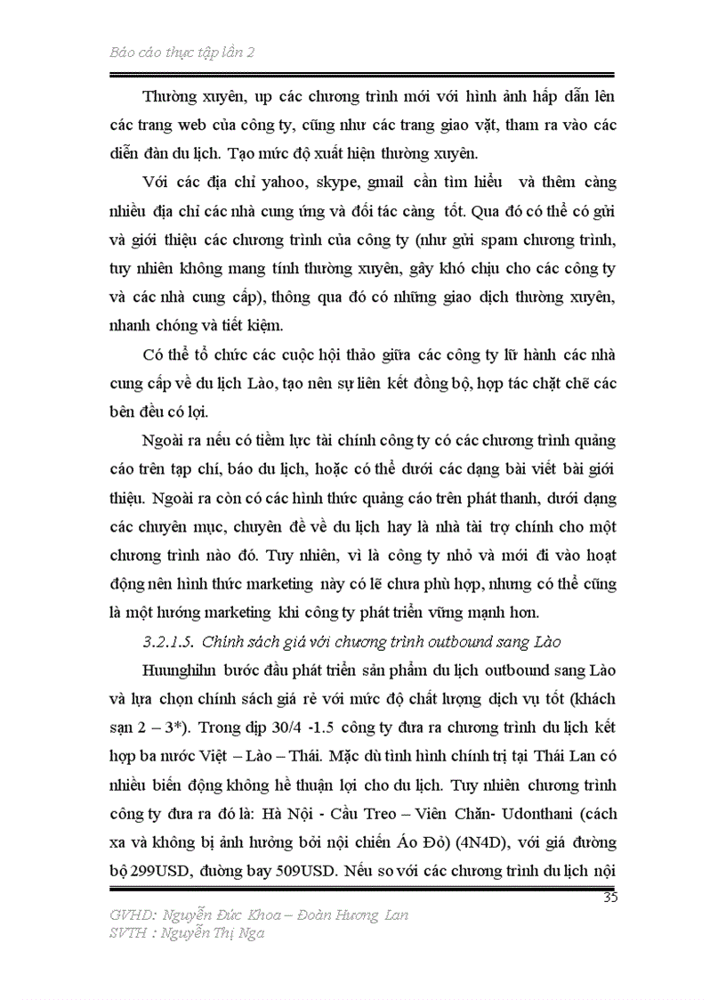 image for page Báo cáo thực tập tốt nghiệp cho sinh viên du lịch khoa lữ hành hướng dẫn