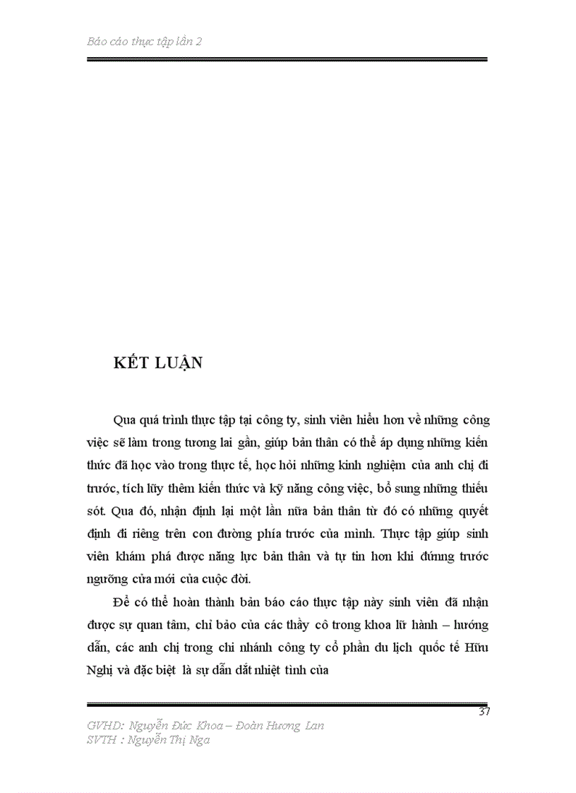 image for page Báo cáo thực tập tốt nghiệp cho sinh viên du lịch khoa lữ hành hướng dẫn