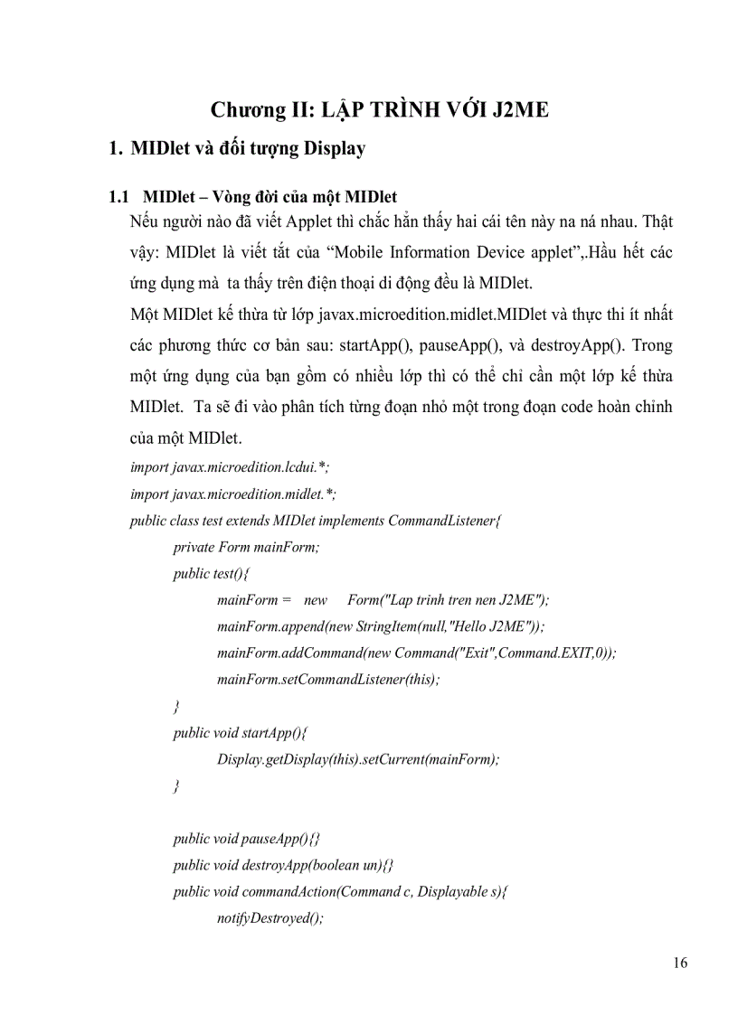 image for page Lập trình thiết bị di động trên J2ME