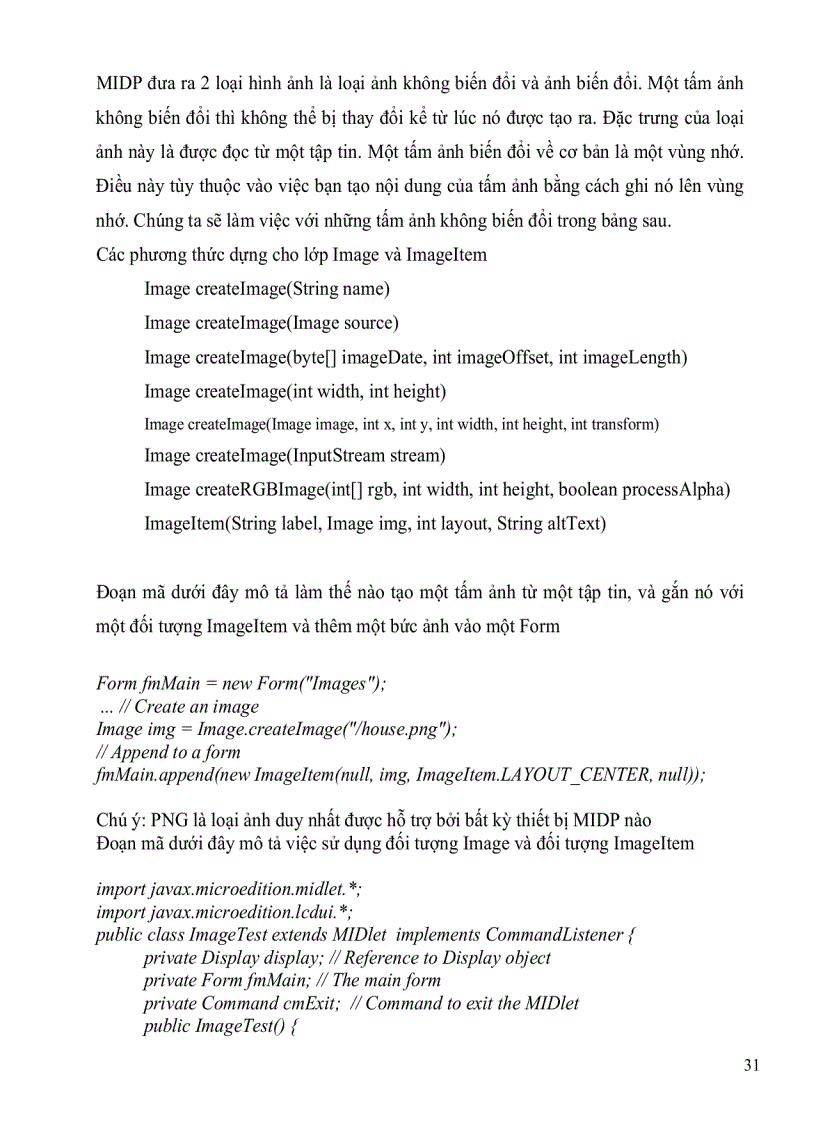 image for page Lập trình thiết bị di động trên J2ME