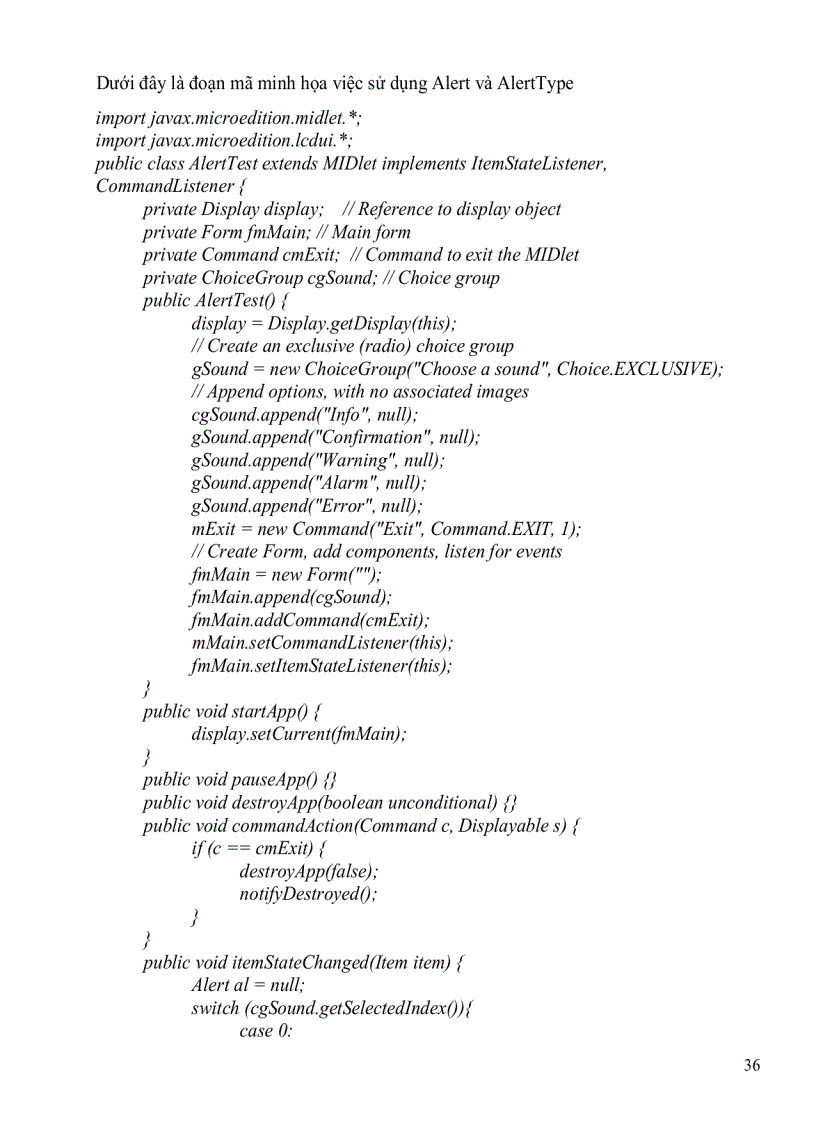 image for page Lập trình thiết bị di động trên J2ME