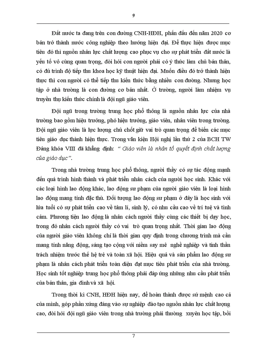 image for page Tiểu luận cuối khóa trung cấp lí luận chính trị quản lý nhà nước chương trình chuyên viên quản lý giáo dục Một số biện pháp quản lý nhằm xây dựng và nâng cao chất lượng đội ngũ