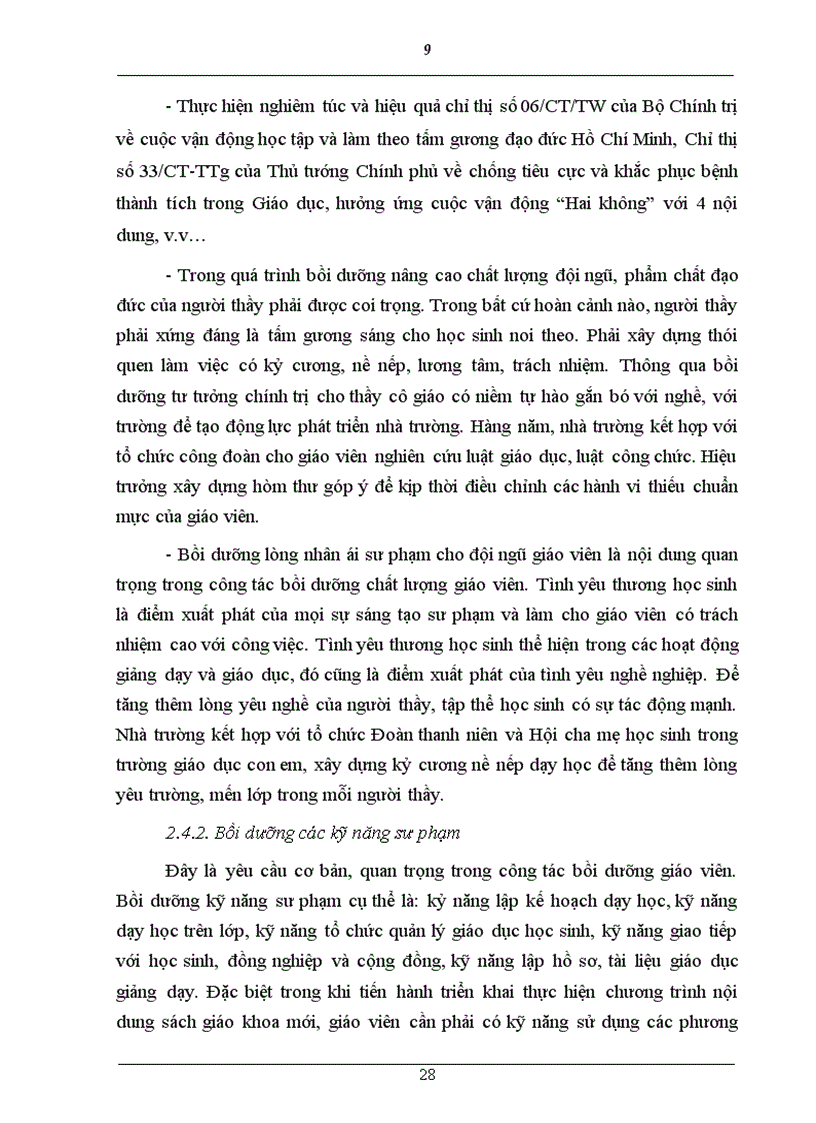image for page Tiểu luận cuối khóa trung cấp lí luận chính trị quản lý nhà nước chương trình chuyên viên quản lý giáo dục Một số biện pháp quản lý nhằm xây dựng và nâng cao chất lượng đội ngũ