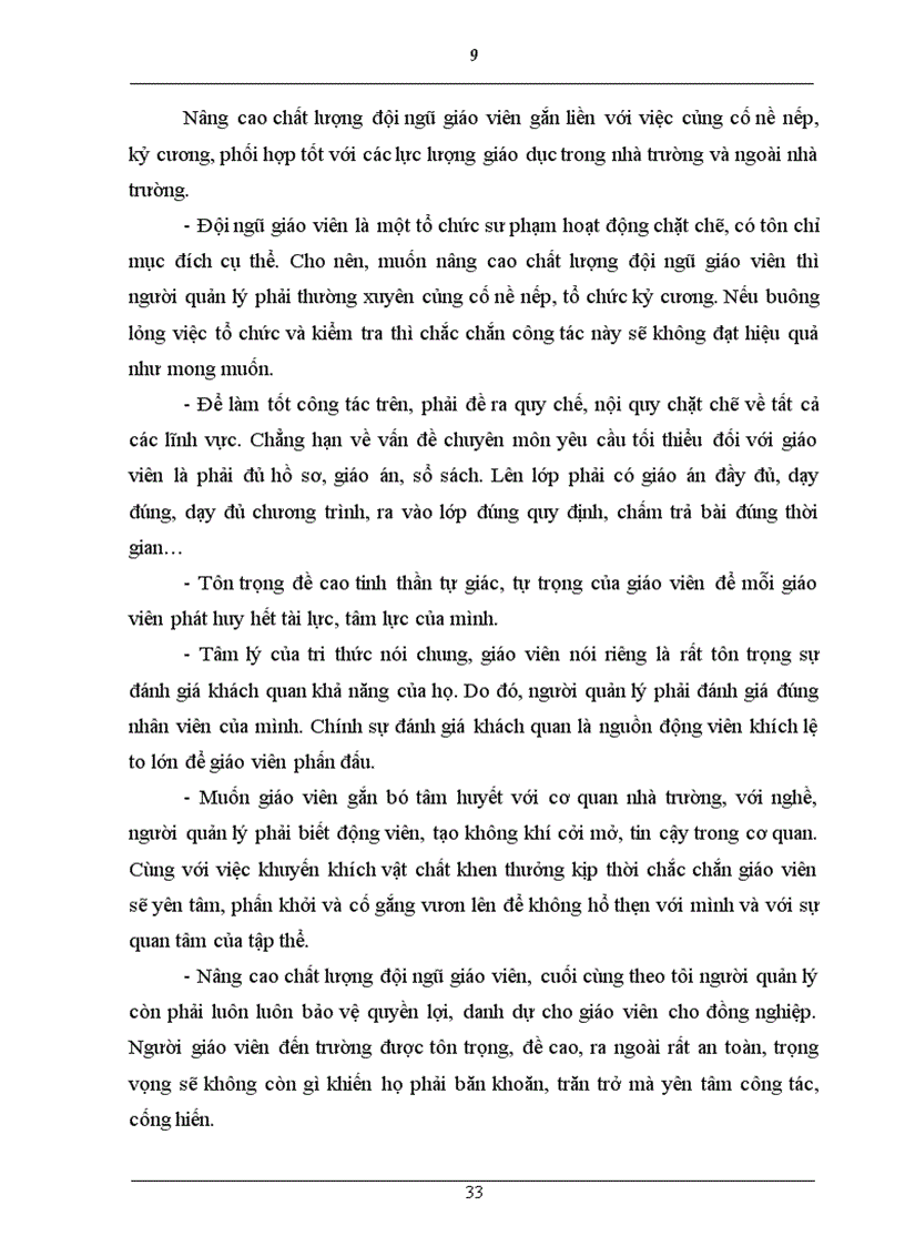 image for page Tiểu luận cuối khóa trung cấp lí luận chính trị quản lý nhà nước chương trình chuyên viên quản lý giáo dục Một số biện pháp quản lý nhằm xây dựng và nâng cao chất lượng đội ngũ