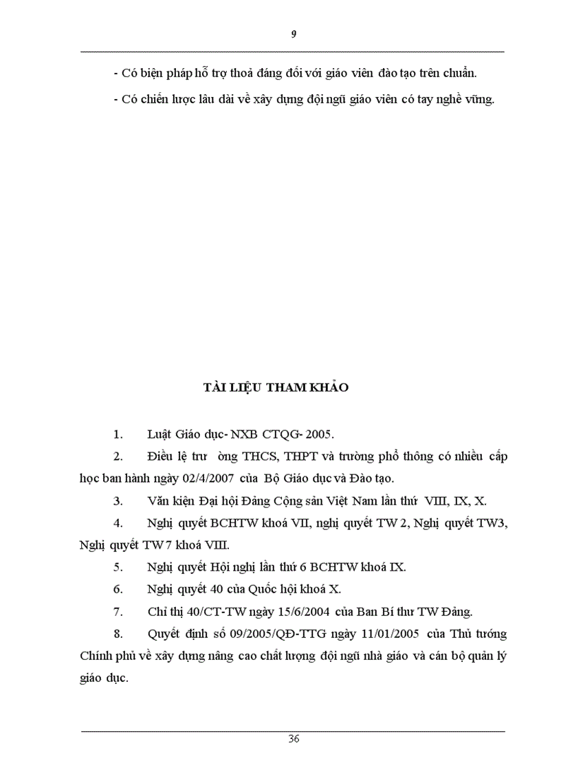 image for page Tiểu luận cuối khóa trung cấp lí luận chính trị quản lý nhà nước chương trình chuyên viên quản lý giáo dục Một số biện pháp quản lý nhằm xây dựng và nâng cao chất lượng đội ngũ