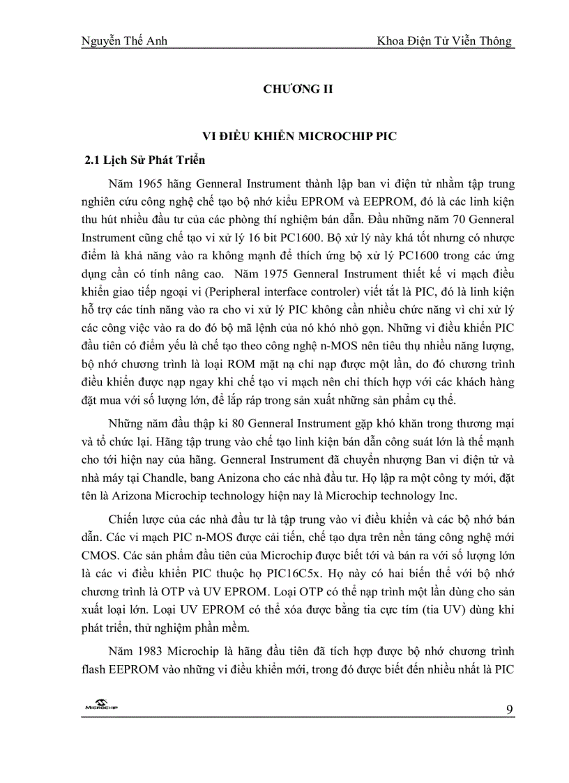 image for page Vi Điều Khiển PIC 18F4550