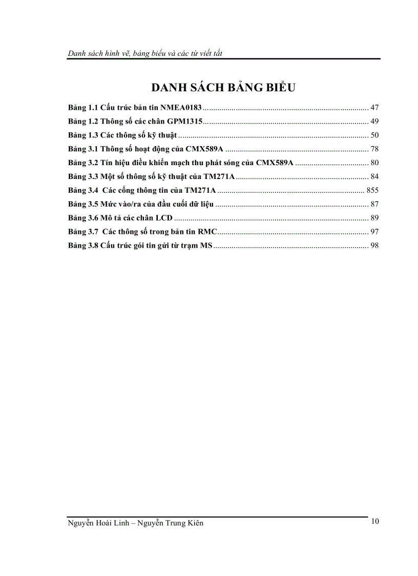 image for page Nghiên cứu hệ thống thông tin địa lý GIS công nghệ định vị toàn cầu GPS và kỹ thuật điều chế số GMSK 135 trang ĐH BK HN