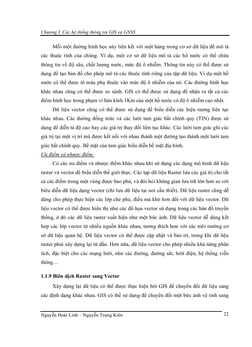 image for page Nghiên cứu hệ thống thông tin địa lý GIS công nghệ định vị toàn cầu GPS và kỹ thuật điều chế số GMSK 135 trang ĐH BK HN