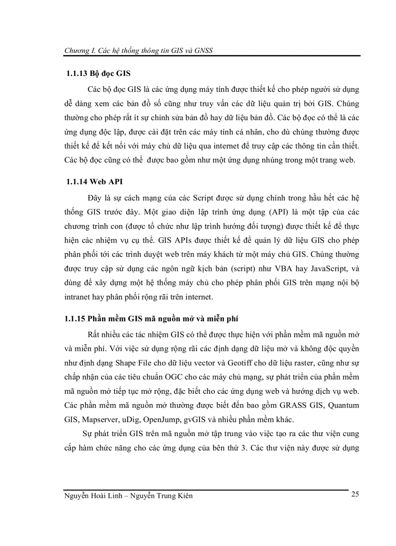 image for page Nghiên cứu hệ thống thông tin địa lý GIS công nghệ định vị toàn cầu GPS và kỹ thuật điều chế số GMSK 135 trang ĐH BK HN