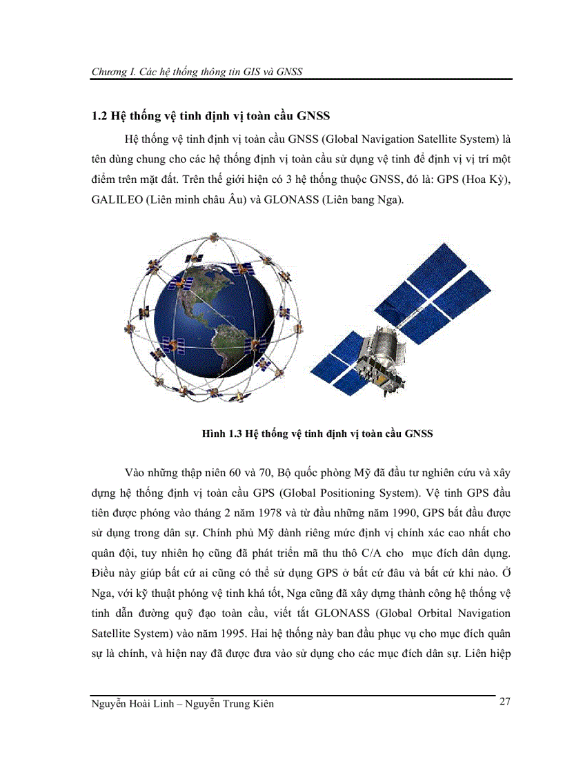 image for page Nghiên cứu hệ thống thông tin địa lý GIS công nghệ định vị toàn cầu GPS và kỹ thuật điều chế số GMSK 135 trang ĐH BK HN