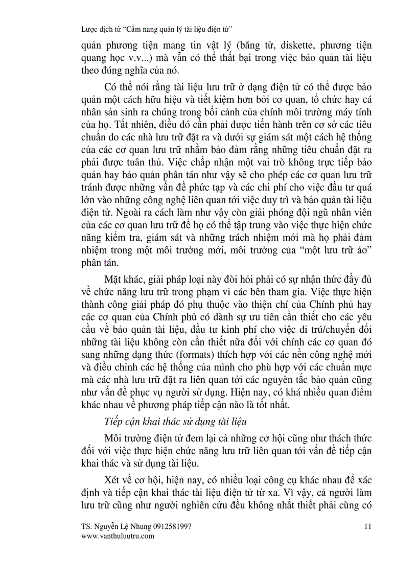 image for page Quan niệm về chức năng lưu trữ