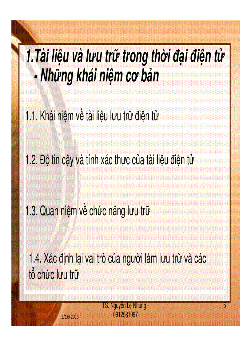 image for page Đề cương bài giảng Tài liệu điện tử và quản lý tài liệu điện tử