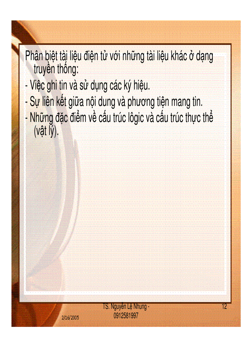 image for page Đề cương bài giảng Tài liệu điện tử và quản lý tài liệu điện tử