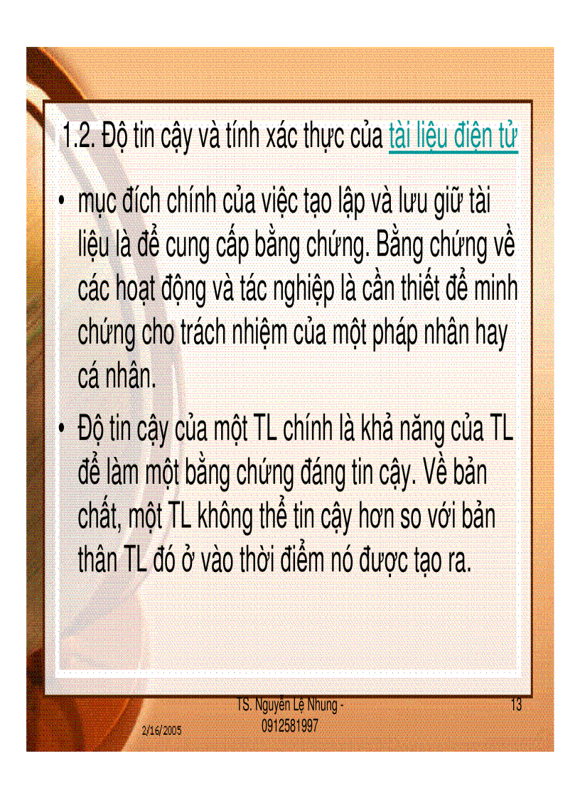 image for page Đề cương bài giảng Tài liệu điện tử và quản lý tài liệu điện tử
