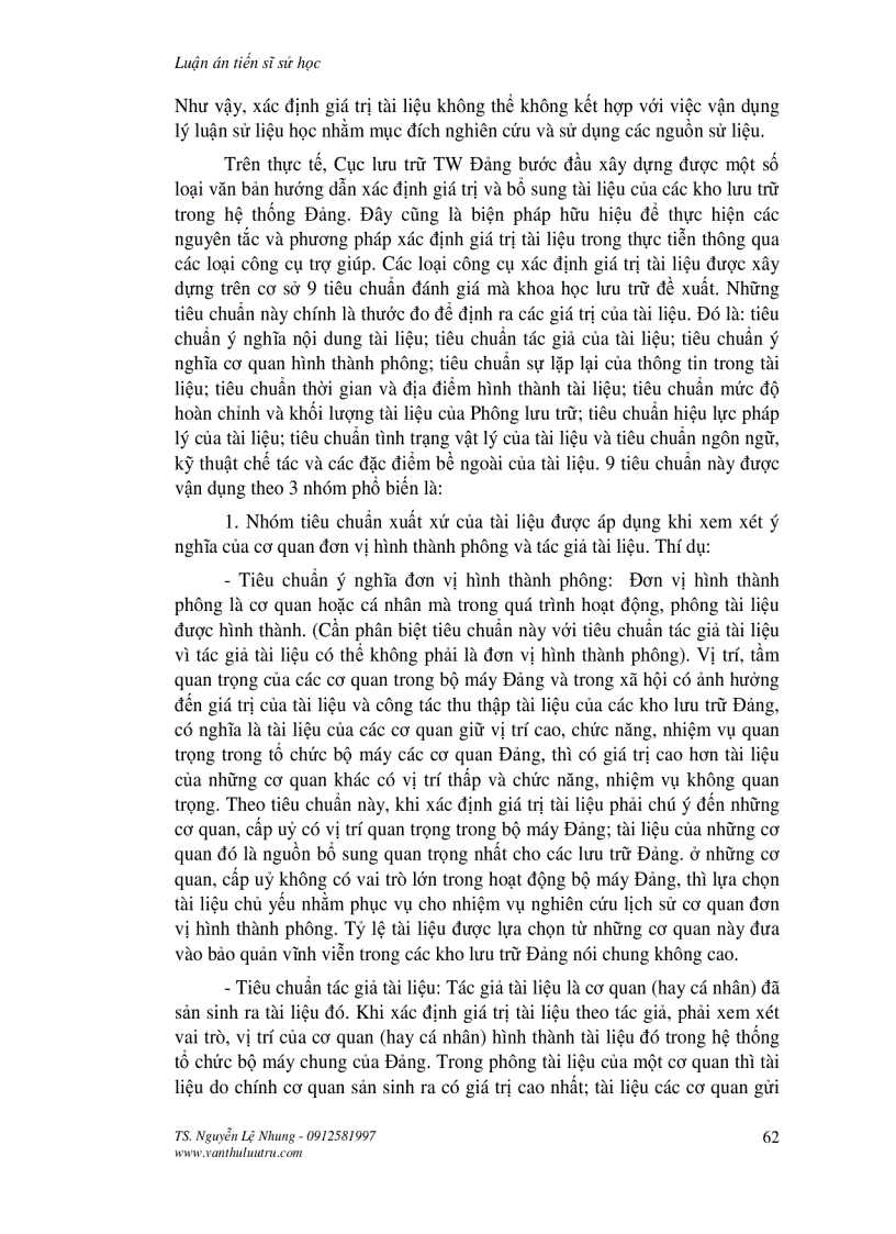 image for page Xác định giá trị tài liệu Phông lưu trữ Đảng Cộng sản Việt Nam chương 2