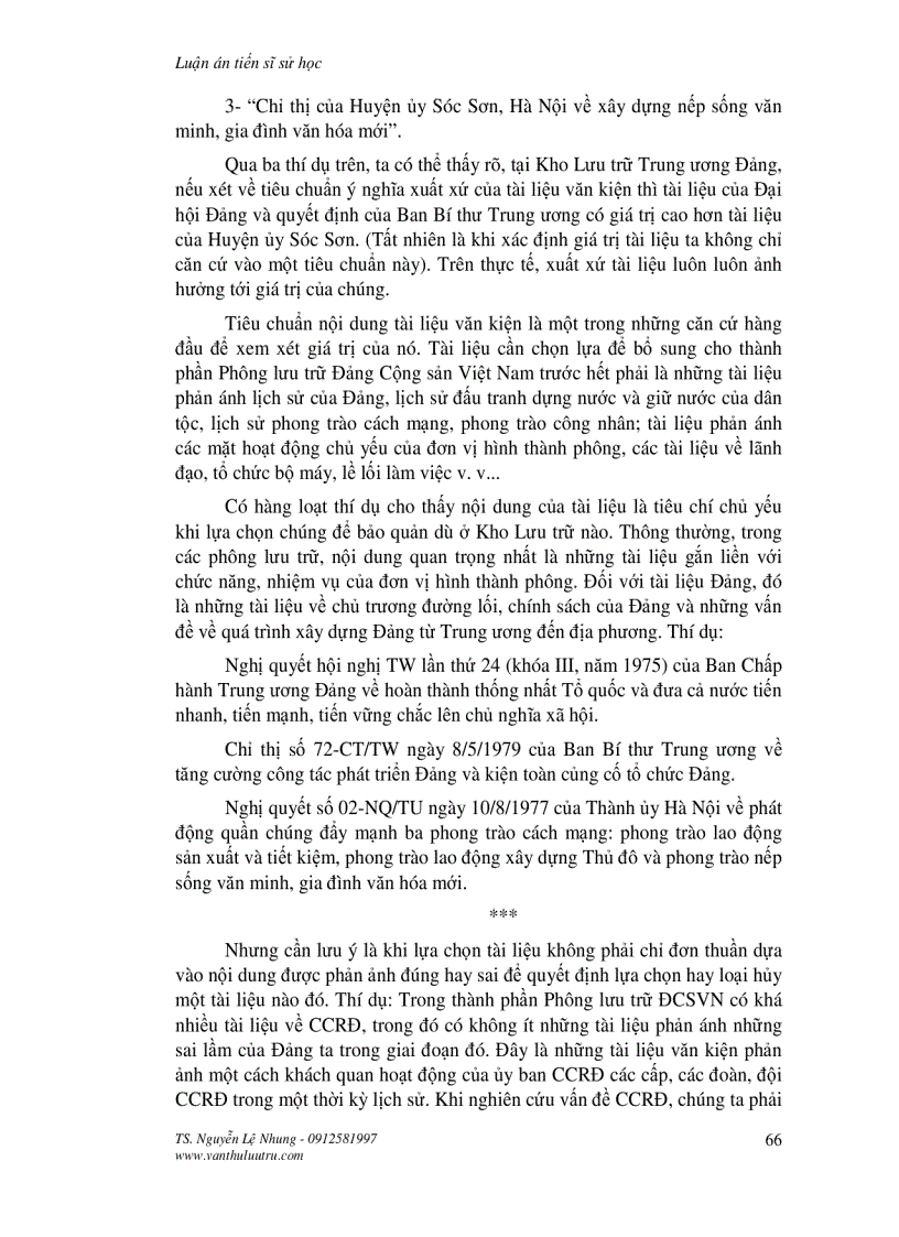 image for page Xác định giá trị tài liệu Phông lưu trữ Đảng Cộng sản Việt Nam chương 2