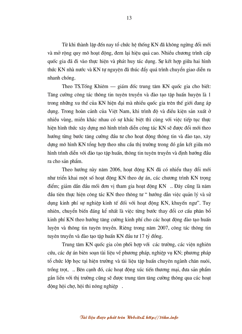 image for page Đánh giá các hoạt động khuyến nông trên địa bàn quế võ tỉnh bắc ninh 2007