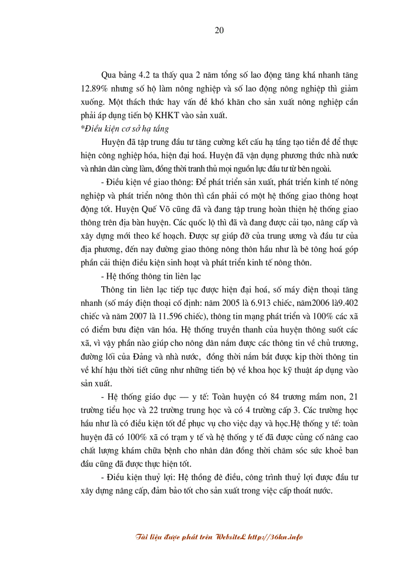 image for page Đánh giá các hoạt động khuyến nông trên địa bàn quế võ tỉnh bắc ninh 2007