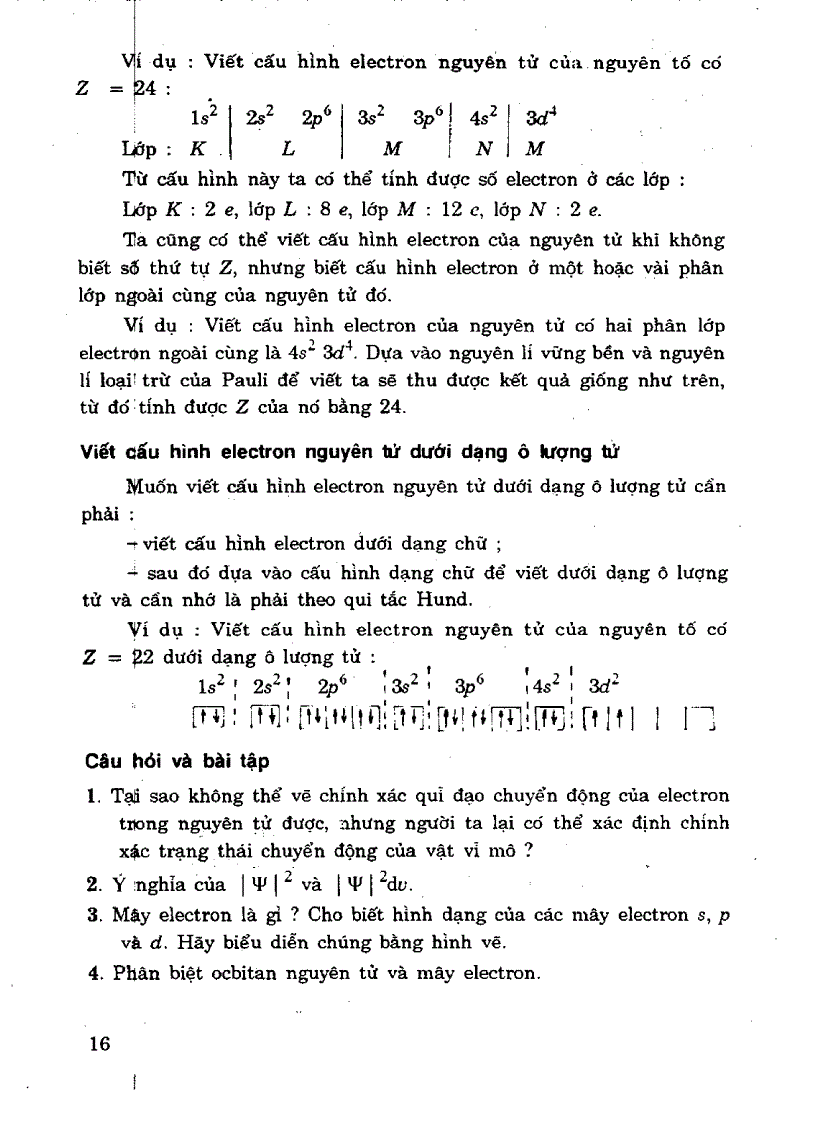 image for page Cơ sở lý thuyết hóa học phần bài tập