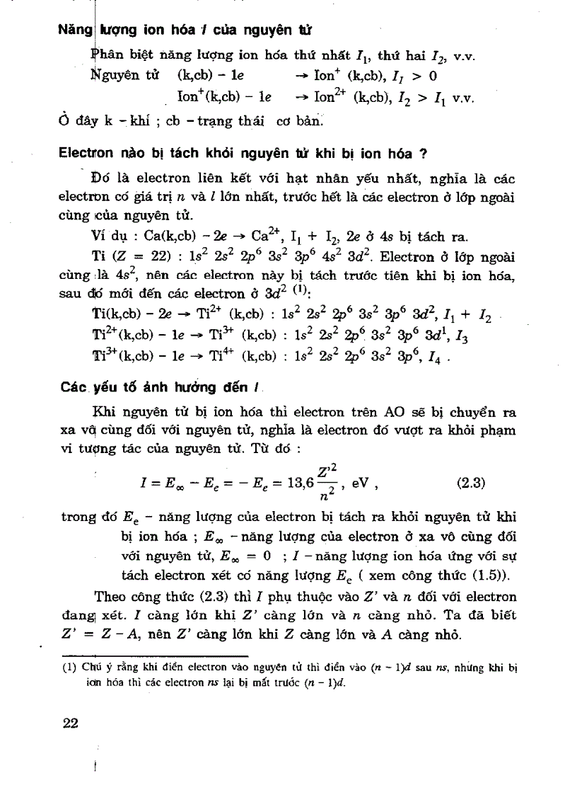 image for page Cơ sở lý thuyết hóa học phần bài tập