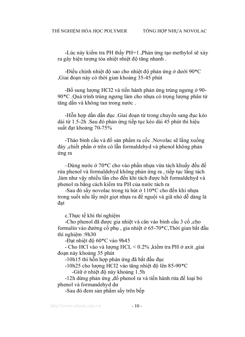 image for page Tổng hợp nhựa novolac