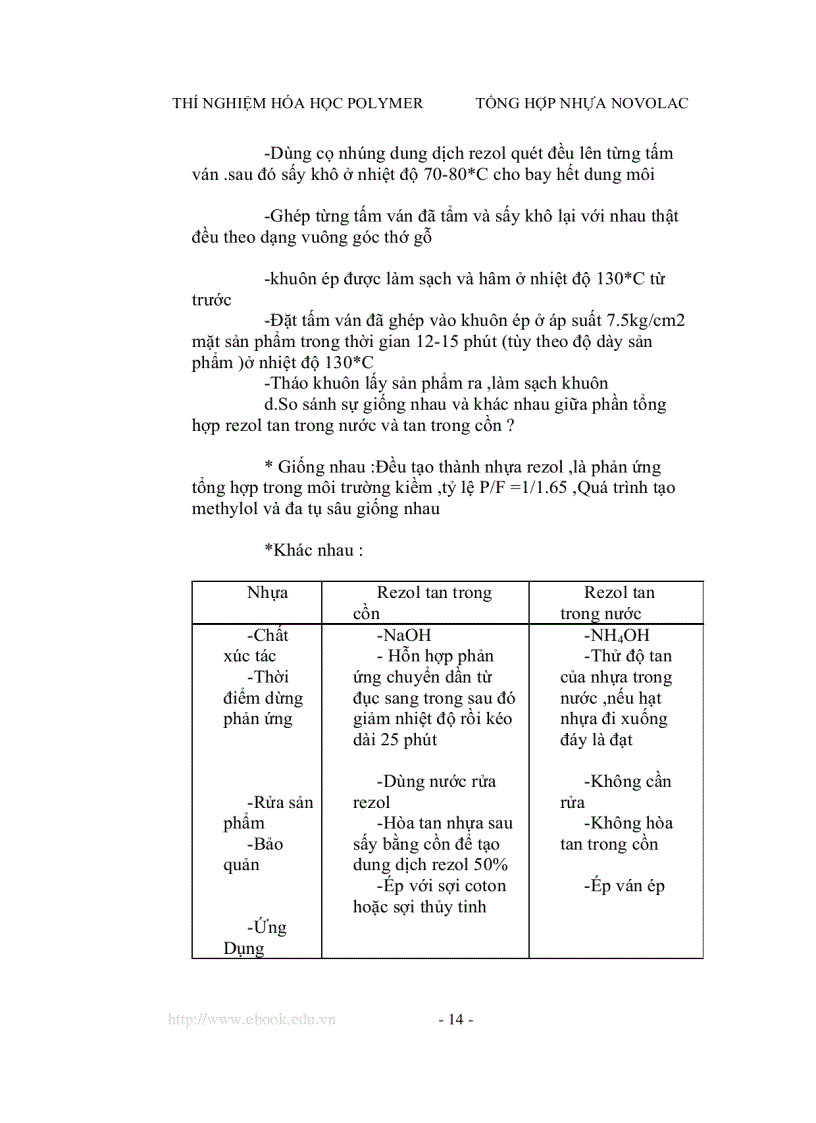 image for page Tổng hợp nhựa novolac