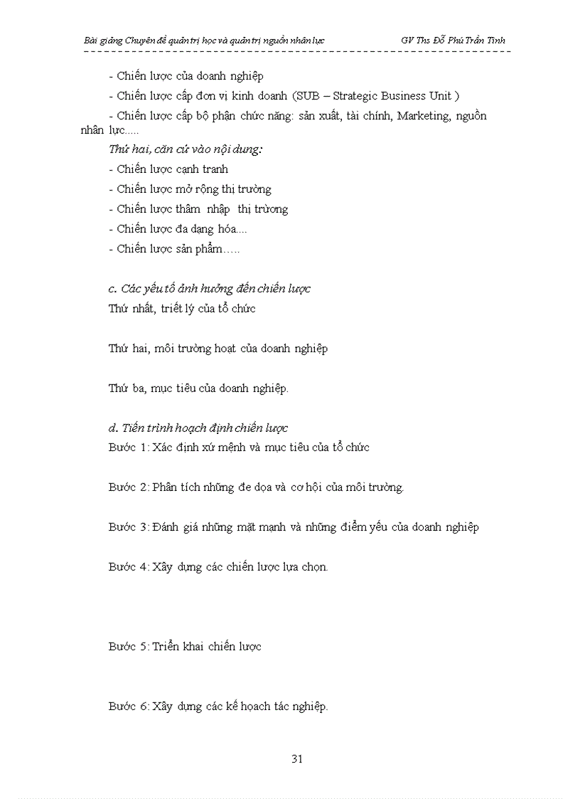 image for page Bài giảng Chuyên đề quản trị học và quản trị nguồn nhân lực