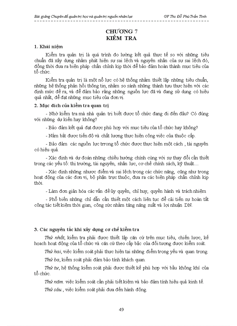 image for page Bài giảng Chuyên đề quản trị học và quản trị nguồn nhân lực